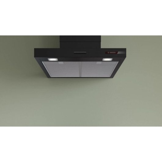 Cappa aspirante Bosch DWB63BC60 a parete 60 cm nera con LED