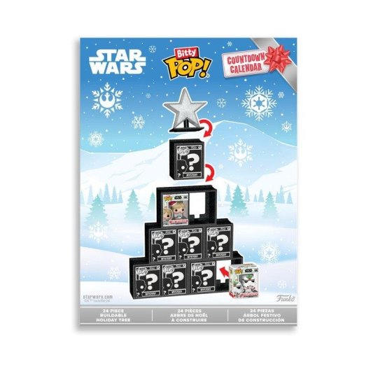 Calendário de Advento Funko Bitty Pop! Star Wars 10 figuras