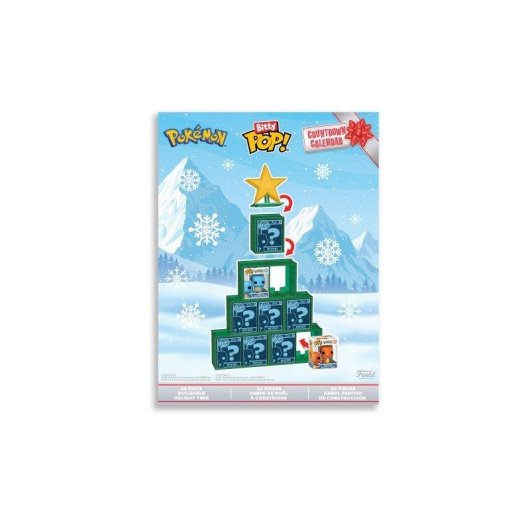 Calendário de Advént Funko Bitty Pop Pokémon 24 miniaturas vinil