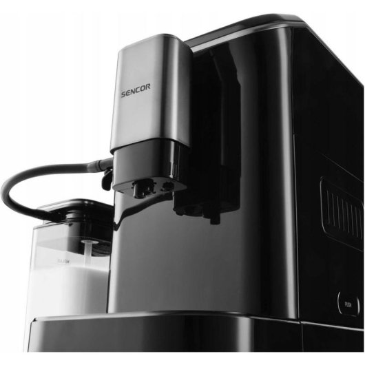 Cafetera superautomática Sencor SES 8100BK 1,5 L 20 bares con molinillo y leche