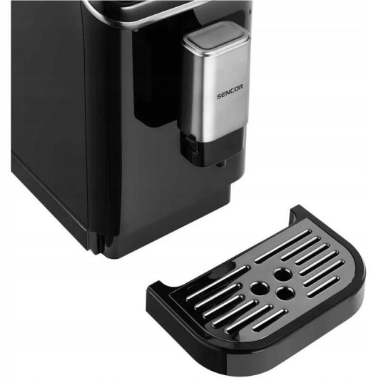 Cafetera superautomática Sencor SES 8100BK 1,5 L 20 bares con molinillo y leche