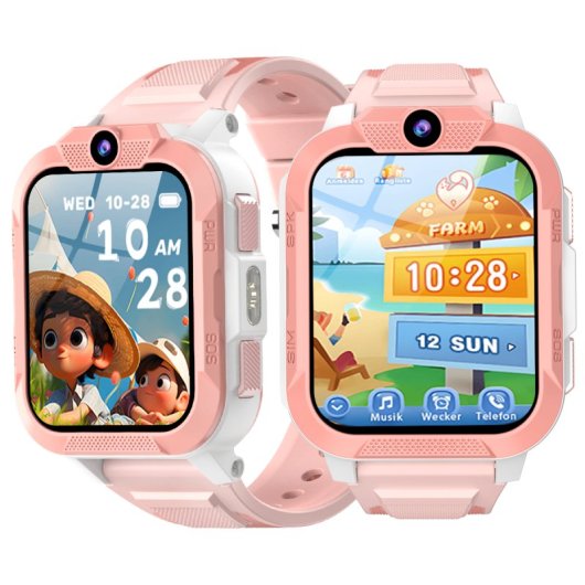 Blackview Z40 Pro GPS LBS WiFi 1,85'' Rose Taille Unique Étanche Enfant