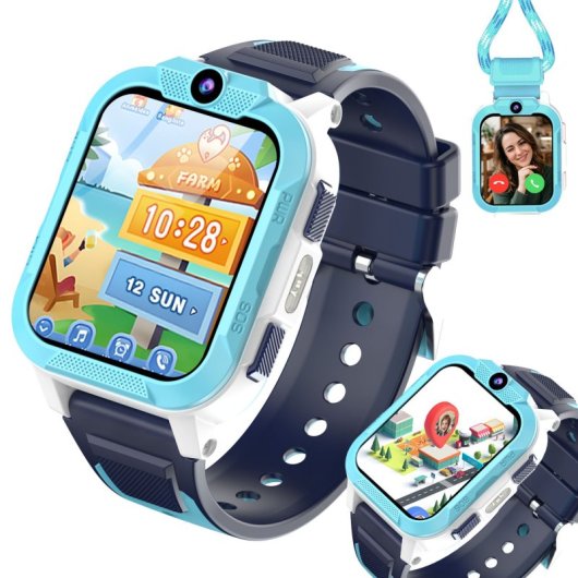 Blackview Z40 Pro GPS 1,85" Relógio Infantil Azul Tamanho Único
