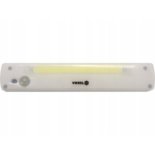 Lámpara Nocturna VOREL COB LED 120 lm Sensor de Movimiento y Luz Ambiental