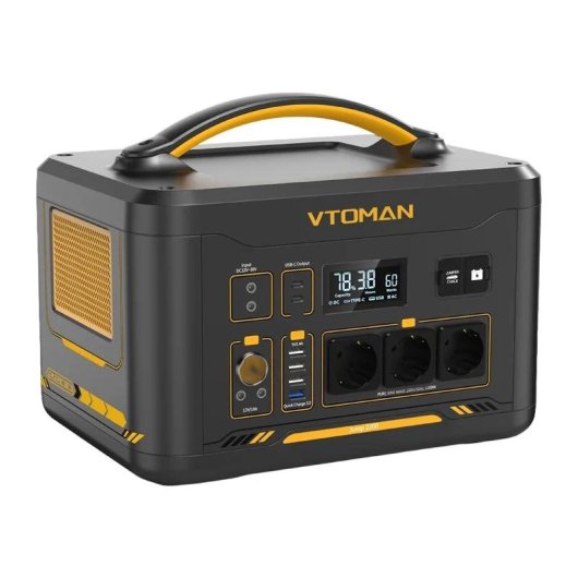 Station d'energie Vtoman Jump 2200 1548Wh 3 AC 6 USB LiFePO4 LCD