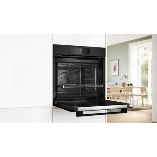 Horno Multifunción Bosch HBG571EB4 71L 60cm Pirolítico A+ con Air Fry Negro