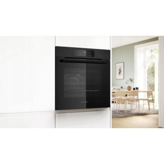 Horno Multifunción Bosch HBG571EB4 71L 60cm Pirolítico A+ con Air Fry Negro