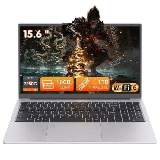 Ordinateur portable AUUSDA 15,6" AMD Ryzen 3 3250C 16Go 1To SSD Windows 11 Pro