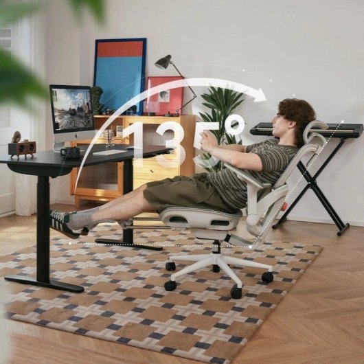 Cadeira Sihoo B300 Pro Ergonomica Preta 4D Lombar 6D Braços