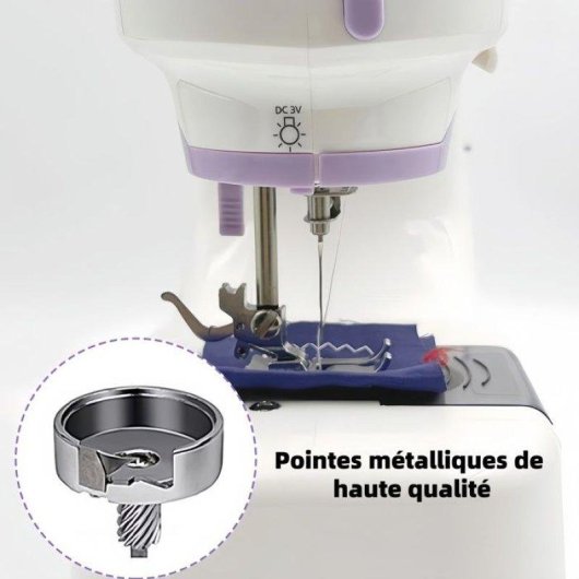 Machine a coudre Generique Debutants 12 Points Kit 42 Accessoires Violet