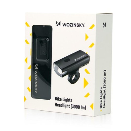 Luce Anteriore Wozinsky 5907769372476 LED 3000 lm 10000 mAh IPX6 Nero