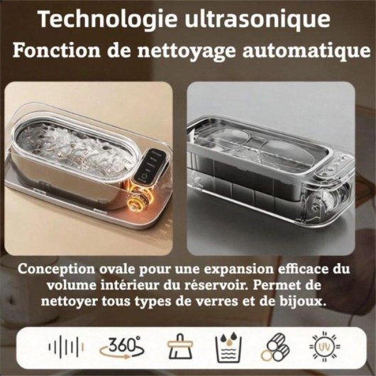 Laveur ultrasonique Nobrand 47 Khz Tanque inox 304 3 niveaux Usb