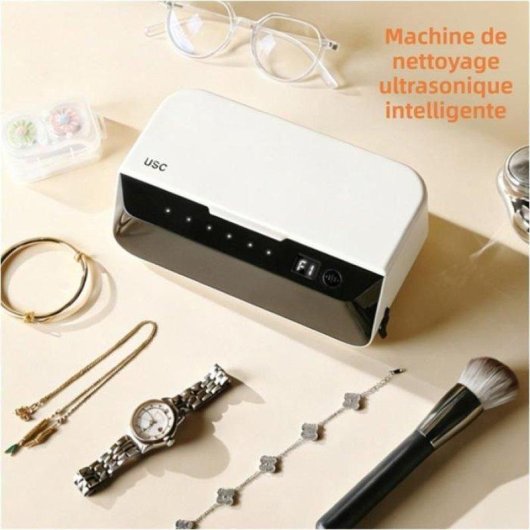 Nettoyeur ultrasonique Generique 430 ml USB Blanc