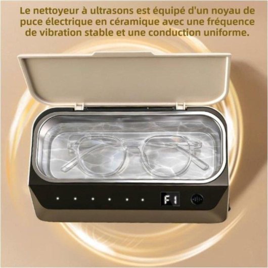 Nettoyeur ultrasonique Generique 430 ml USB Blanc