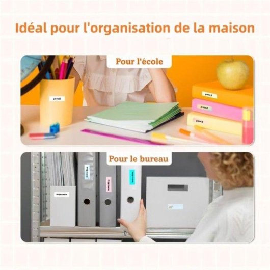 Imprimante d'etiquettes Bluetooth Nobrand Mini 12 mm 203 dpi