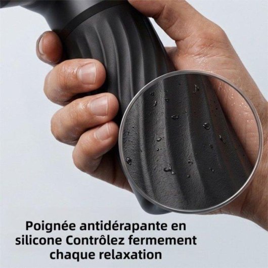 Pistolet de massage Nobrand 8 tetes 24 W 6800 tr/min LCD
