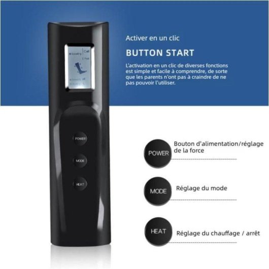 Masseur de jambes Nobrand 360 degres, 3 intensites, chaleur
