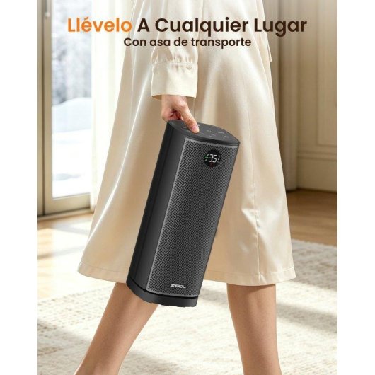 Chauffage ceramique Ateroll 2000W oscillant avec telecommande