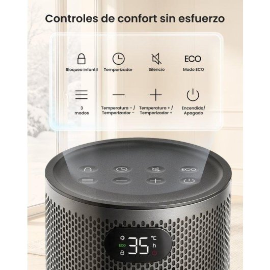 Chauffage ceramique Ateroll 1500W ECO