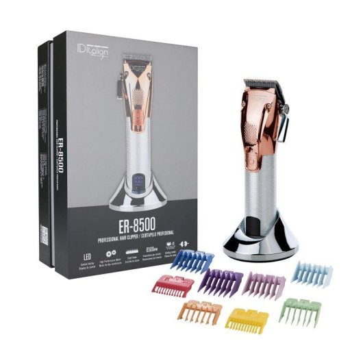 Cortapelos profesional Italian Design ER-8500 inalámbrico 19 mm 8 peines
