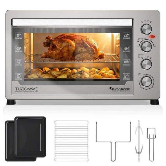 Mini Four Turbotronic EVS60 60 L 2500 W 230 °C Chaleur Tournante Gris