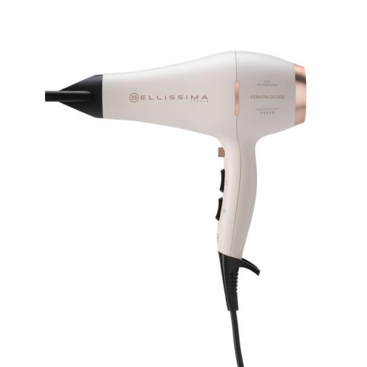 Secador de Cabelo Iónico Bellissima Keratin Gloss 2300W 3 Temperaturas 2 Velocidades