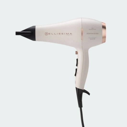 Secador de Cabelo Iónico Bellissima Keratin Gloss 2300W 3 Temperaturas 2 Velocidades