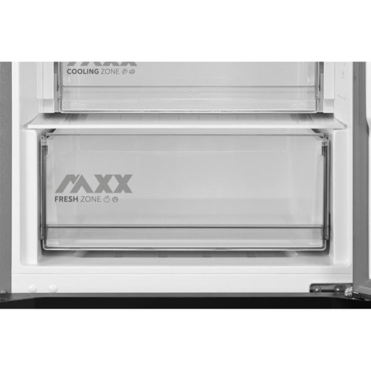 Frigorífico Combi Midea MDRB509FGE46 Total No Frost 201cm 360L E Inox