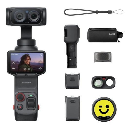 Camera d'action Insta360 Luna Ultra Pack Createur Noir Cosmique