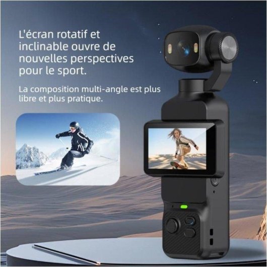 Caméra sport Nobrand 1080p EIS sans UltraWide, écran 1,97 pouces, 18650