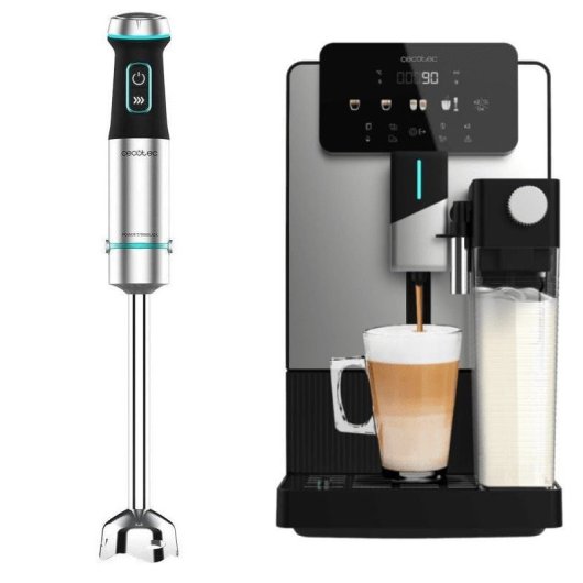 Cafetière robot café Cecotec Cremmaet Latte 1,1L 19 bars avec mousseur à lait