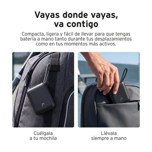 Power Bank Head Nomad 10000 mAh 20 W Apta para avión