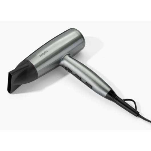 Secador de Cabelo Ionico BaByliss D581E 2100W 3 Temperaturas 2 Velocidades Preto e Prata