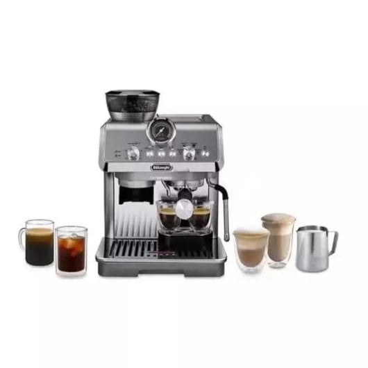 Caffettiera espresso DeLonghi EC9255.M 1,7 L 15 bar 2 tazze con macinacaffè