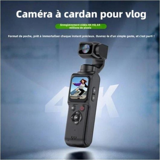 Camera sportive Nobrand 4K 64 MP WiFi BT sans UltraWide ni stabilisation avancee