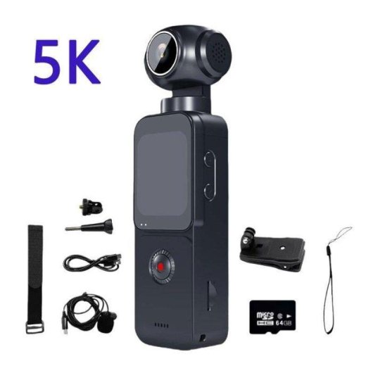 Caméra sportive Nobrand 5K UHD WiFi UltraWide 150° Stabilisation ELS