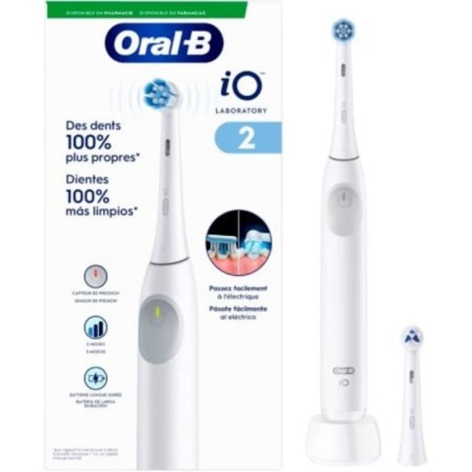 Cepillo de Dientes Oscilante Rotativo Oral-B iO 2 Laboratory 3 Modos 1 Cabezal