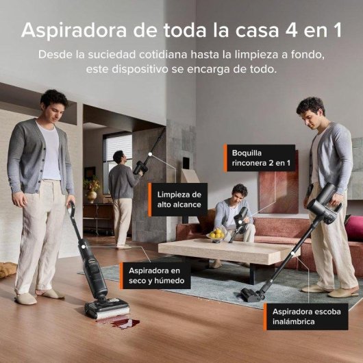 Aspirador 4 em 1 Roborock F25 Lite Combo Seco e Húmido 25.000 Pa