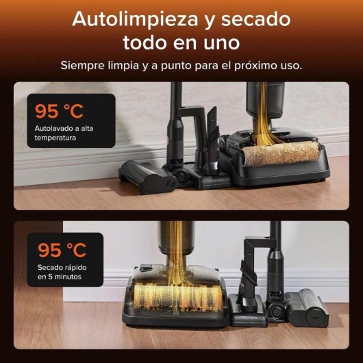 Aspirador 4 em 1 Roborock F25 Lite Combo Seco e Húmido 25.000 Pa