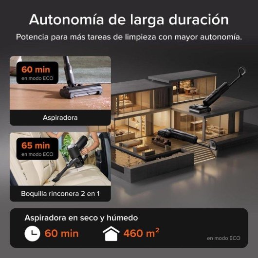 Aspirador 4 em 1 Roborock F25 Lite Combo Seco e Húmido 25.000 Pa