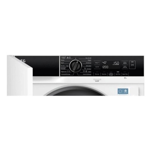 Lavadora integrable AEG LFU7E8436F 8 kg 1400 rpm clase A con vapor blanca