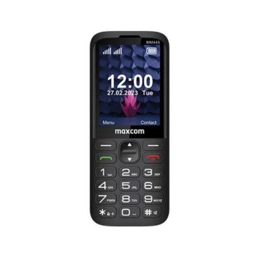 Maxcom MM445L 4G double SIM avec socle de charge noir