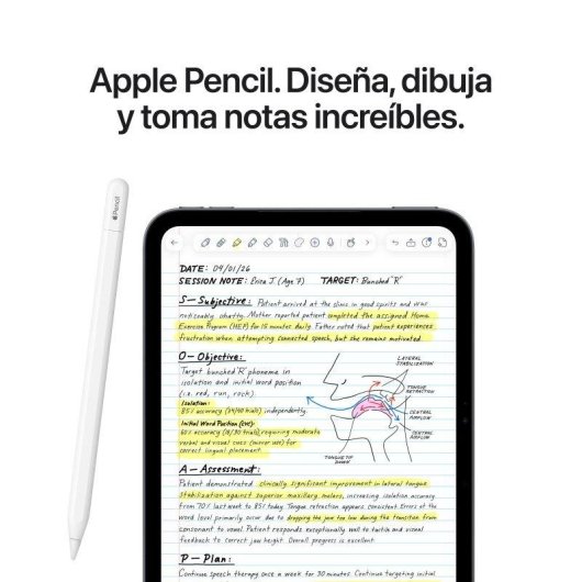 Apple iPad mini A20 Pro WiFi 8,5" 256GB Blanco estrella