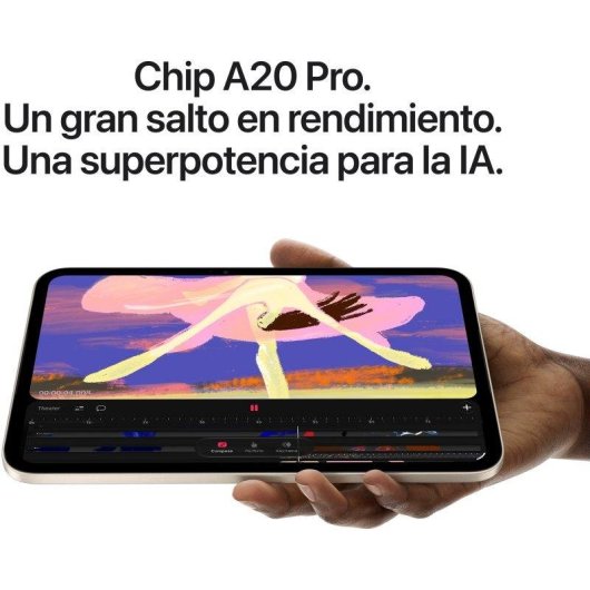 Apple iPad mini A20 Pro WiFi + Cellular 8,5" 128GB Medianoche