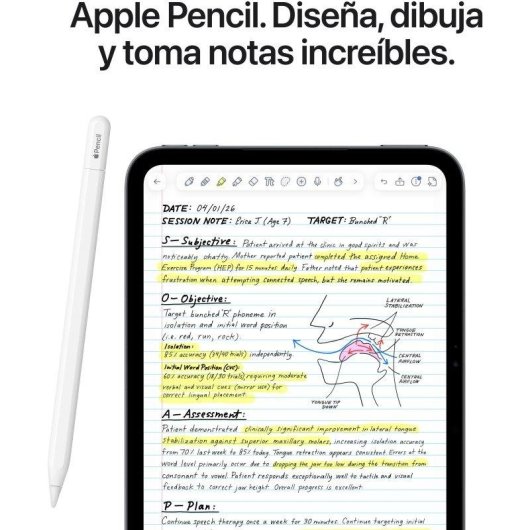 Apple iPad mini A20 Pro WiFi + Cellular 8,5" 128GB Medianoche