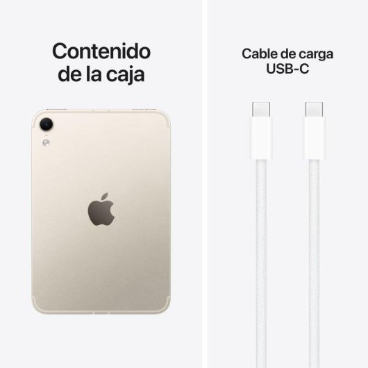 Apple iPad mini A20 Pro WiFi + Cellular 8,5" 512GB Vidrio Nanotexturizado Blanco estrella