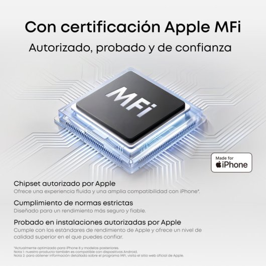 Grabadora de Voz Anker Soundcore Work con IA y Transcripción 64 GB Blanca