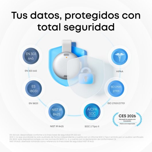 Grabadora de Voz Anker Soundcore Work con IA y Transcripción 64 GB Blanca