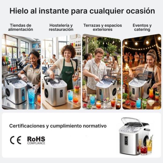 Macchina EUHOMY per produrre ghiaccio 12 kg/24 h