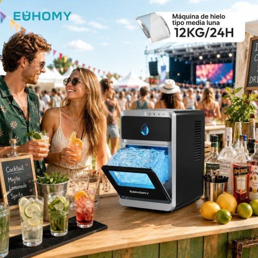 Machine a fabriquer de glace Euhomy 12 kg en 24h